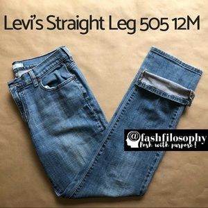Levi’s Straight Lg 505 12M